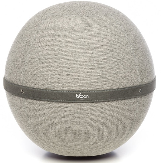 Siège ballon ergonomique publicitaire - BLOON Gris clair